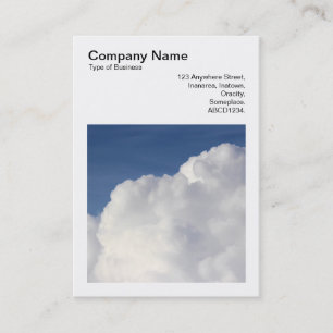 Square Foto (v3) - Cumulus Cloud Visitenkarte