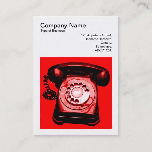 Square Foto (v3) - Hotline 03 Visitenkarte (Vorderseite)