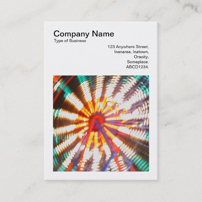 Square Foto (v3) - Riesenrad 02 Visitenkarte (Vorderseite)