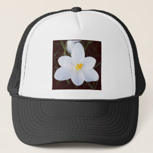 Square Foto - White Crocus Truckerkappe