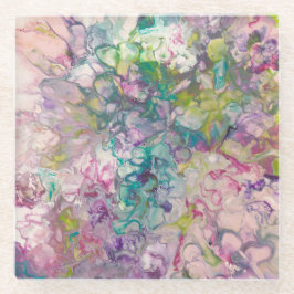 Square Glass Tile Untersetzer