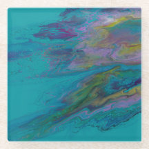 Square Glass Untersetzer