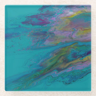 Square Glass Untersetzer