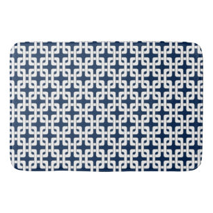 Square Knot Pattern Badematte