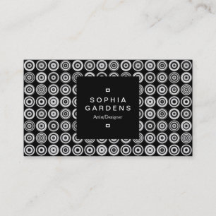 Square Label 01a - Texturierte Felder 02 Visitenkarte