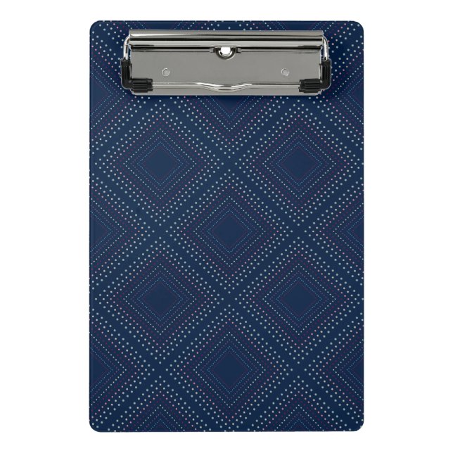 Square Lights Mini Klemmbrett (Vorderseite)