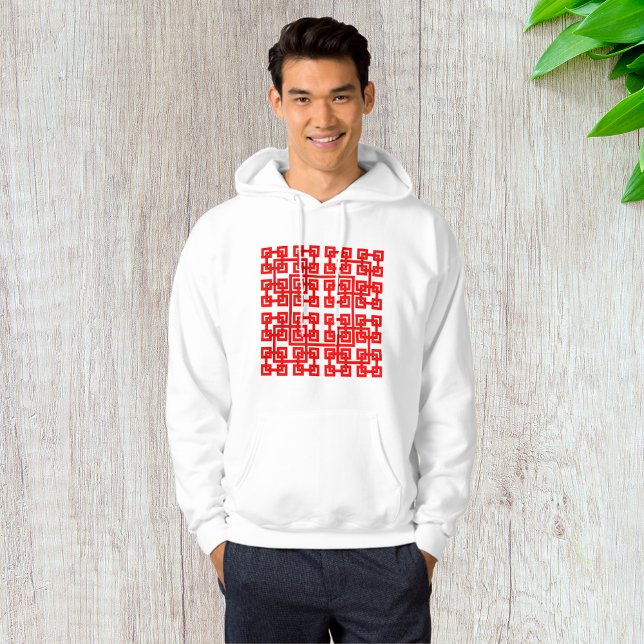 Square Mesh Mens Hoodie (Von Creator hochgeladen)