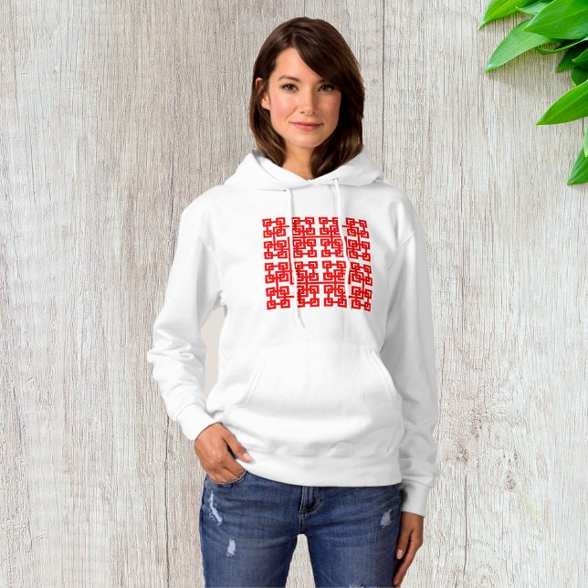 Square Mesh Womens Hoodie (Von Creator hochgeladen)