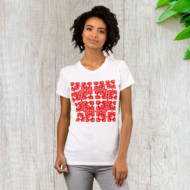 Square Mesh Womens T - Shirt (Von Creator hochgeladen)