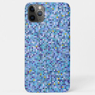 Square Mosaik Blau Töne Fliesenmuster Case-Mate iPhone Hülle