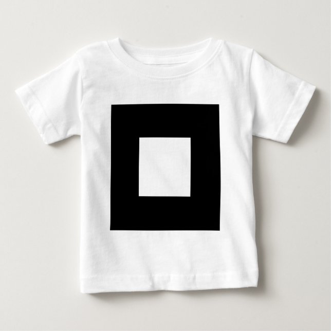 Square Motif Baby T-shirt (Vorderseite)