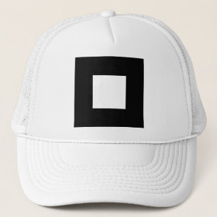 Square Motif Truckerkappe