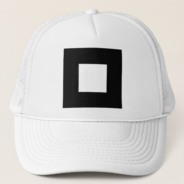 Square Motif Truckerkappe (Vorderseite)