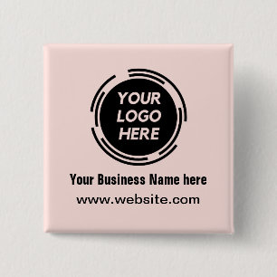 Square Name Business Logo Basispersonal, aber Button