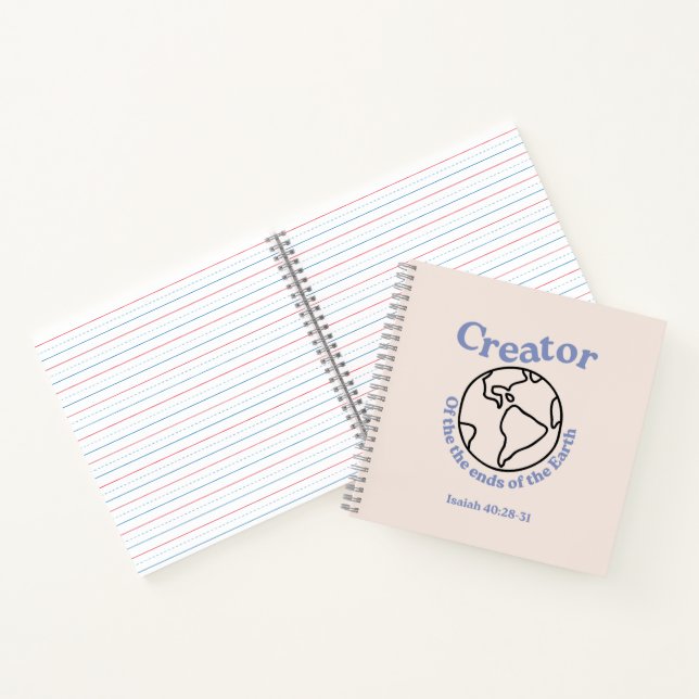Square Notebook / Christlich / Bible Verse Notizbuch (Innenseite)