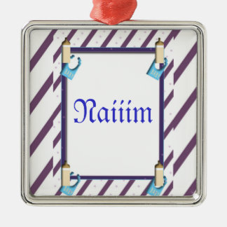 Square Ornament Aus Metall