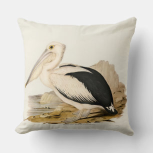 Square Pelican Throw Kissen Single-Side