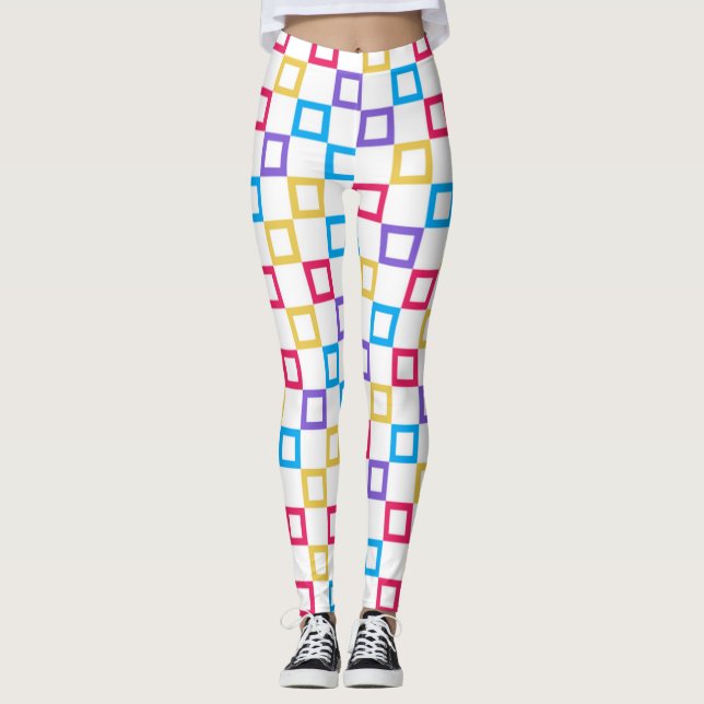 Square Rainbow Leggings (Vorderseite)