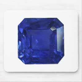 Square Rectangle Blue Sapphire Mousepad