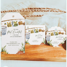 Square Reel spannende Baby Dusche Vielen Dank Geschenkanhänger