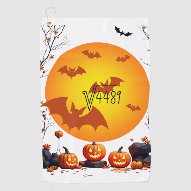 Square Root 4489  Golfhandtuch (Vorderseite)