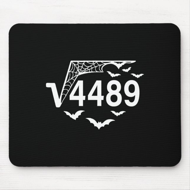 Square Root 67 Meme 6 7 4489 Slang Math Teacher Ha Mousepad (Vorne)