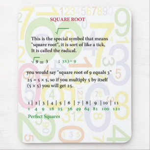Square Root Mousepad