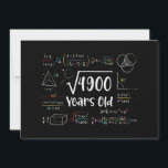 Square Root of 4900 70th Birthday 70 Year Old Gift Einladung<br><div class="desc">Perfekte 70 Jahre alte Geschenkidee für Vater,  Mutter oder Mathe Liebhaber. Quadratwurzel aus 4900 Jahren. Phantastisches Geschenk für Väter,  Mütter,  Opa,  Oma oder alle Menschen,  die Mathematik Lieben.</div>
