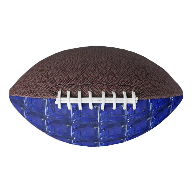 Square Sapphire Gemstone Blue Football (Vorderseite)