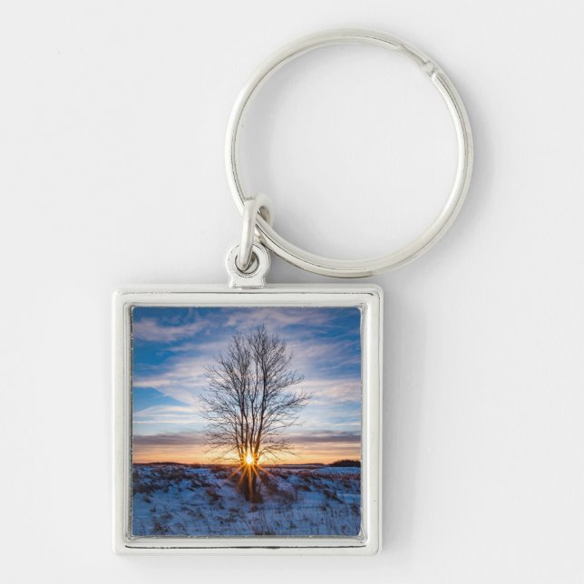 Square Schlüsselanhänger (Vorne)