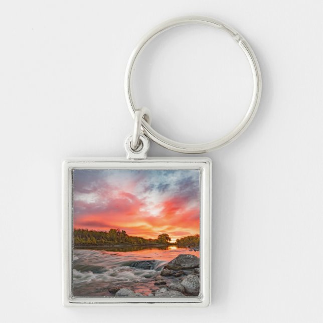 Square Schlüsselanhänger (Vorne)