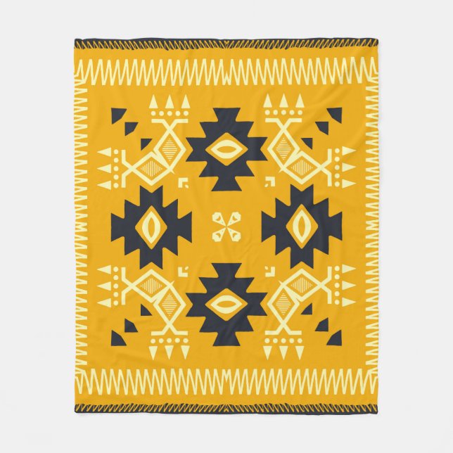 Square shawl, paisley floral batik. fleecedecke (Vorderseite)