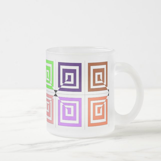 Square Spirals Tasse (Rechts)