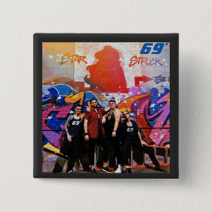 Square Star Struck Button