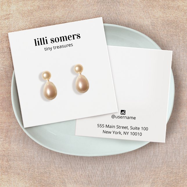 Square Stud Earring Schlichte Display Card (Von Creator hochgeladen)