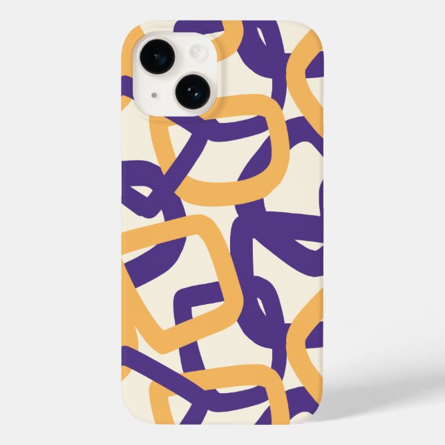 Square Tangle Modern Pop Case-Mate iPhone Hülle (Rückseite)