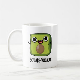 Square vocado Funny Avocado Puns Kaffeetasse