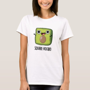 Square vocado Funny Avocado Puns T-Shirt