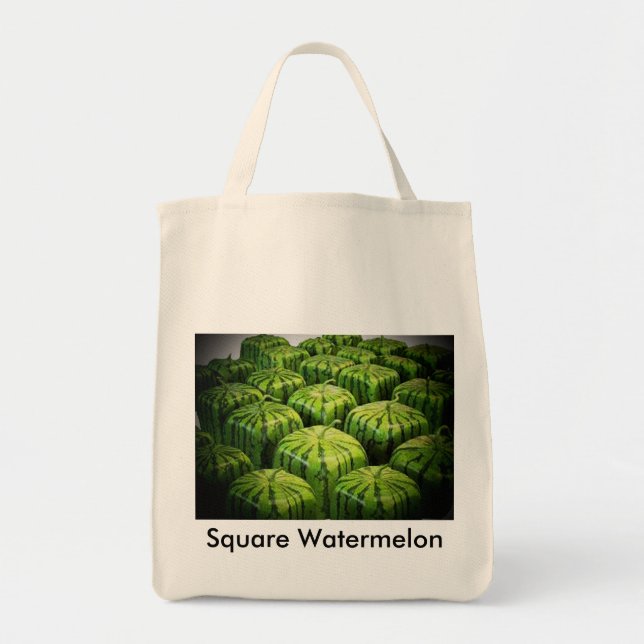 Square Watermelon Tragetasche (Vorne)
