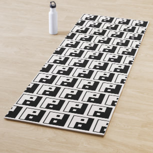 Square Yin Yang Yogamatte