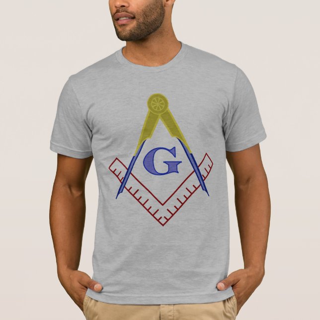 SquareandCompassColour T-Shirt (Vorderseite)