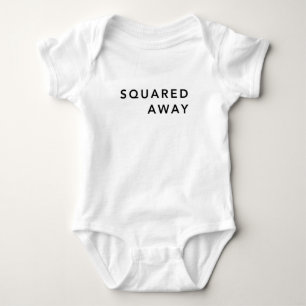 Squared Away Bodysuit Baby Strampler