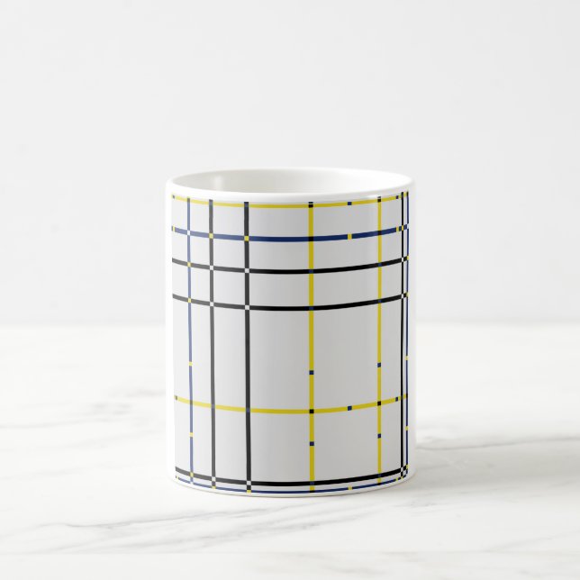 Squared Hatches 1 Kaffeetasse (Mittel)