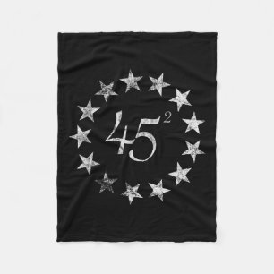 Squared Trump Betsy Ross Flag 2020 2024 Second Ter Fleecedecke