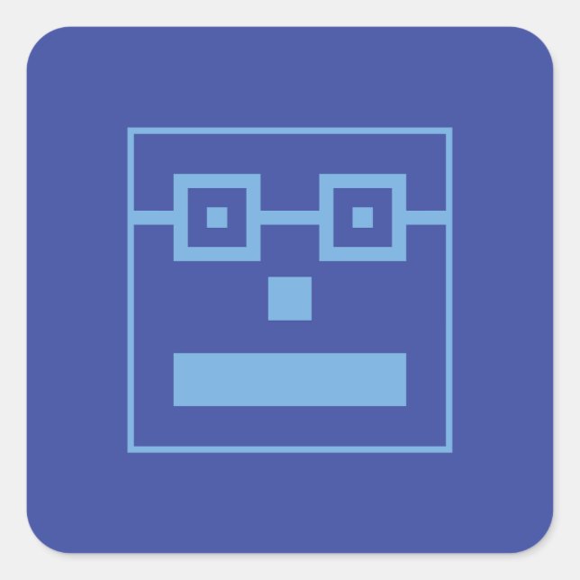 Squarely Sticker (Vorderseite)