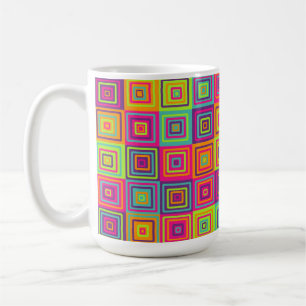 Squares Pattern Kaffeetasse