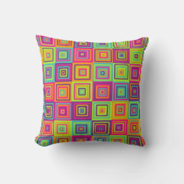 Squares Pattern Kissen