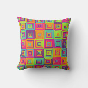 Squares Pattern Kissen