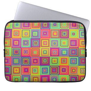Squares Pattern Laptopschutzhülle