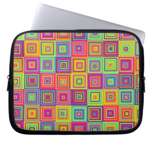 Squares Pattern Laptopschutzhülle
